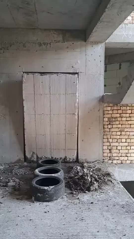 Kesilgan beton qismini demontaj qilish